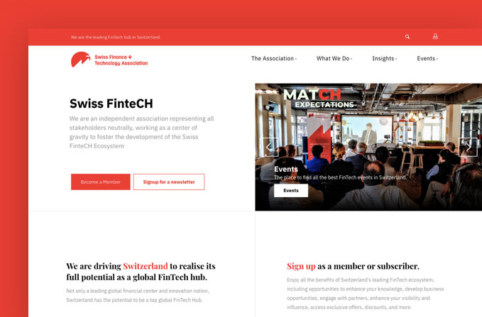 Swiss Fintech Website